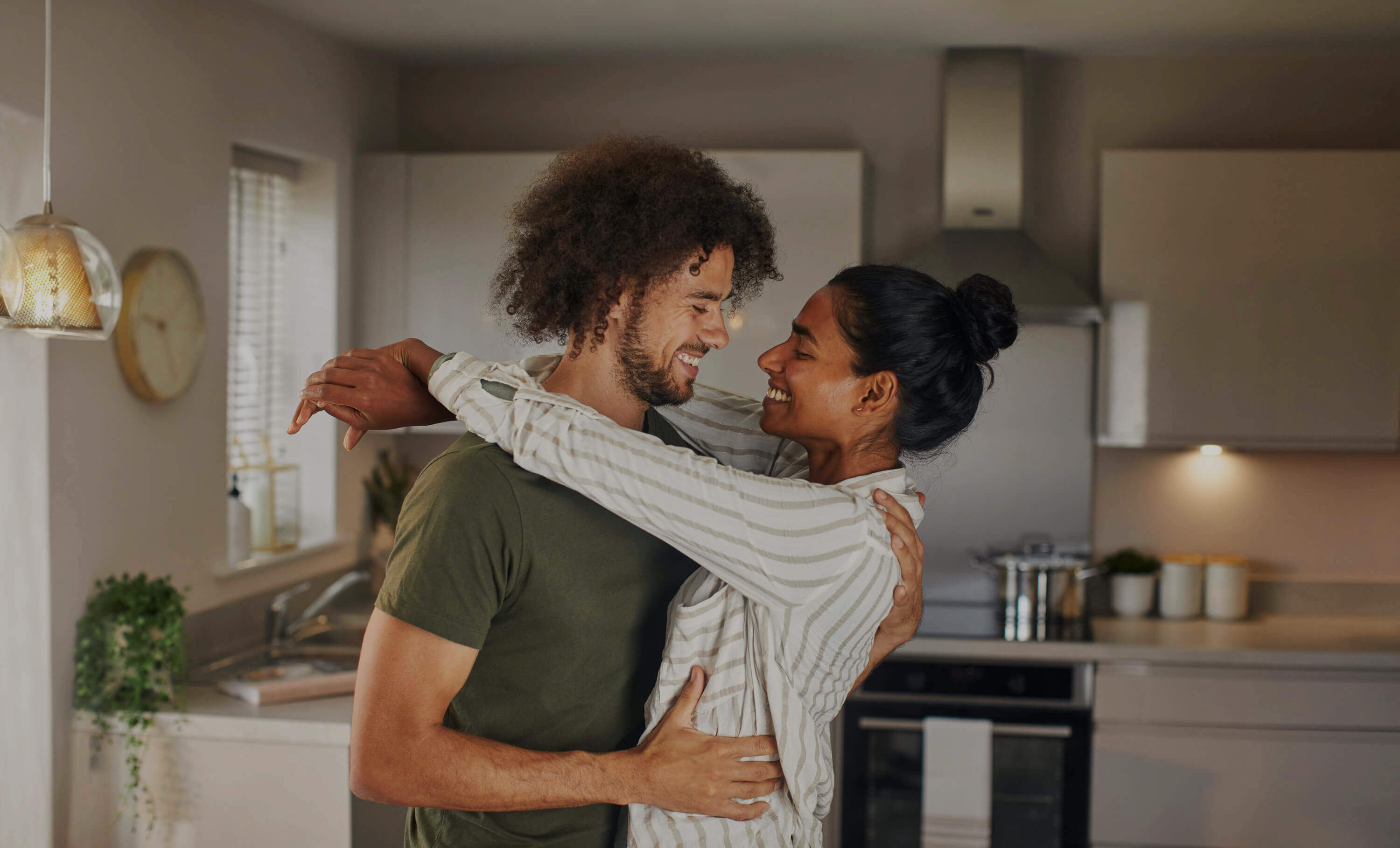 two children running in a hallway