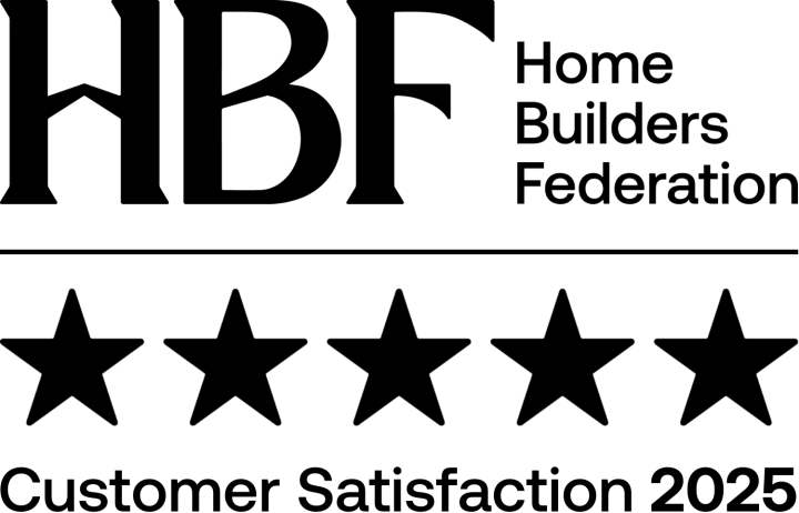 Home builders federation logo – 5 star builder customer satisfaction